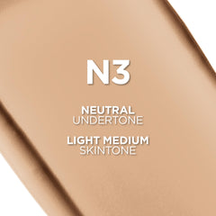L’Oréal Paris True Match textura natural, cobertura media para un look equilibrado.