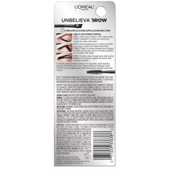 L'Oreal Paris Unbelieva-Brow en tono rubio ofrece color natural para cejas definidas