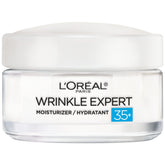 L’Oréal Paris Wrinkle Expert 35+ crema día y noche hidrata y suaviza líneas finas.