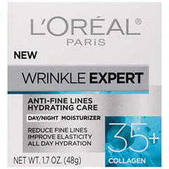 L’Oréal Paris Wrinkle Expert 35+ envase colágeno da firmeza visible.