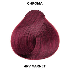 Chroma True Reds garnet swatches reveal rich red tones on diverse bases