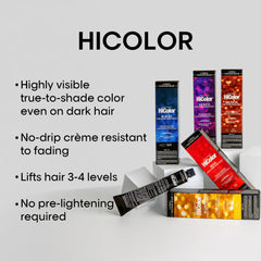 L'OREAL TECHNIQUE HiColor brush application image highlighting smooth, even deposition