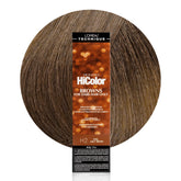 L'OREAL TECHNIQUE HiColor cool light brown creme for dark hair lifts 3-4 levels with no brassiness.