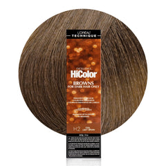 L'OREAL TECHNIQUE HiColor cool light brown creme for dark hair lifts 3-4 levels with no brassiness.