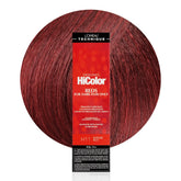 L'OREAL TECHNIQUE HiColor Reds pack shot shows vibrant red color with long-lasting fade resistance.