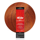 L'Oréal Technique HiColor Reds Sizzling Copper bottle shows bold, long-lasting color