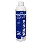 L'Oreal Technique Oreor 20 Volume Developer bottle for smooth mixing and uniform color results.