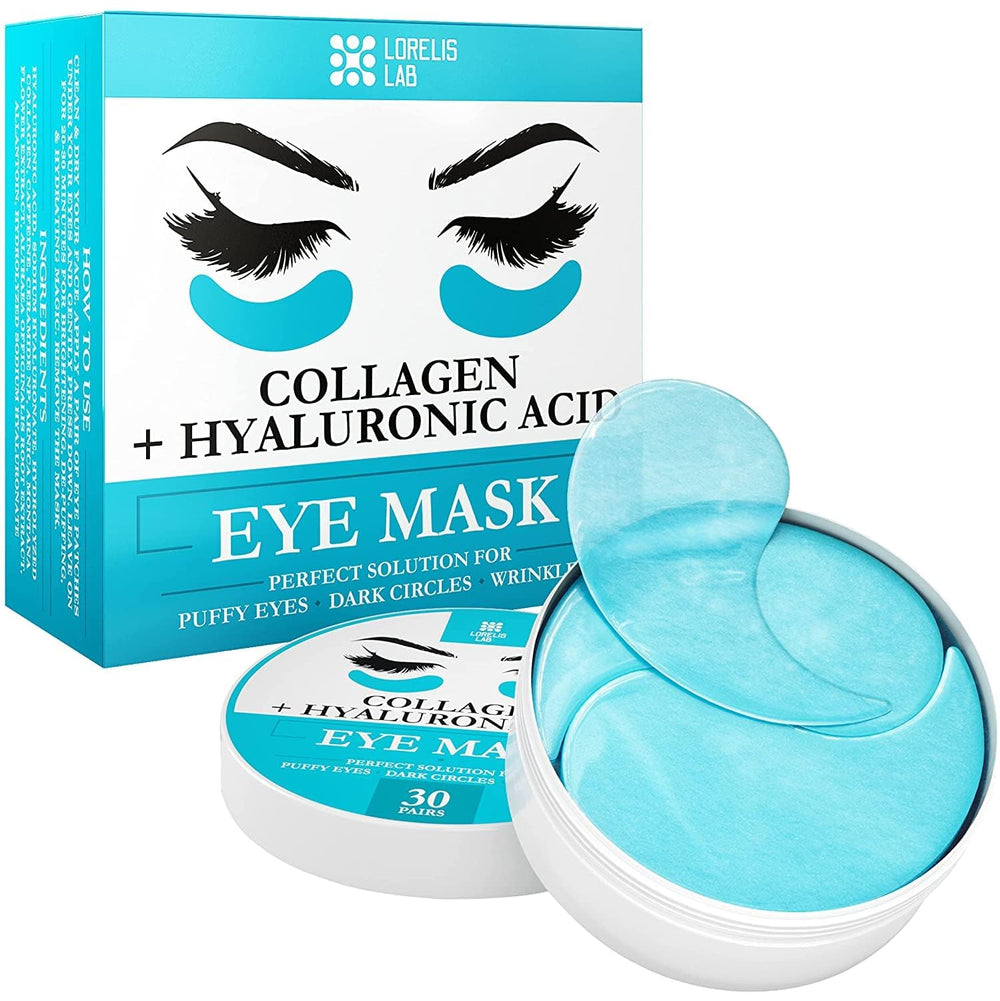 Lorelis Lab parches ojos hidratacion profunda para piel suave y fresca.
