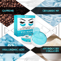 Lorelis Lab parches ojos combate ojeras con cafeína para despertar la mirada.