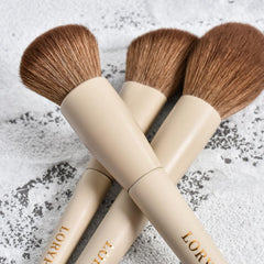 LORYP eye brushes twelve-piece kit for precise liners, shadows, and blending