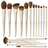 LORYP 18-piece brush set for face and eyes with precise control