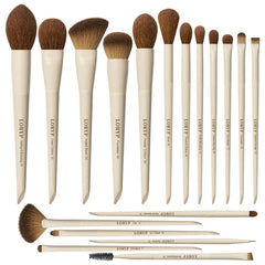 LORYP 18-piece brush set for face and eyes with precise control