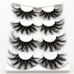 Losha 25mm lashes with big fluffy 3D drama for bold looks.