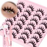Losha Lashes Spiky Manga Lashes for dramatic anime-inspired eyes with a wispy look