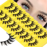 Losha Lashes spiky manga lashes for bold, lightweight daily wear.