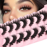 Losha Lashes Volume fluffy cat eye with natural blend boosts eye size and sophistication.