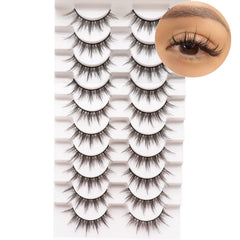 Losha Manga Lashes vegan synthetic fibers highlight cruelty-free design