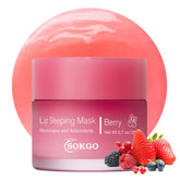 Loske Sleeping Lip Mask packshot highlighting a nourishing overnight formula for soft lips.