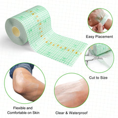 LotFancy film adhesivo médico hipoalergénico para piel sensible y protección limpia