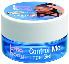 Lottabody Control Me Edge Gel bottle showing long-lasting edge hold and shine.