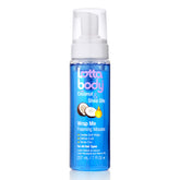 Lottabody Wrap Me Mousse bottle showing frizz control for curls