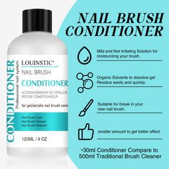 LOUINSTIC nail-art brush cleaner set keeps tools like new