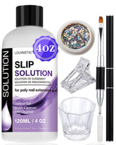 LOUINSTIC Slip Solution 120ml bottle ready for smooth poly nail gel application