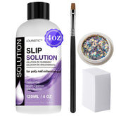 LOUINSTIC Slip Solution bottle 4oz for smooth gel application and brush glide