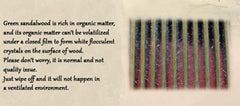Louise Maelys sandalwood comb provides scalp massage and oil distribution.
