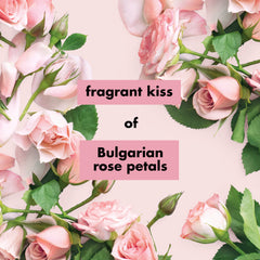 Aplicación diaria de loción Love Beauty and Planet murumuru-rosa para piel radiante