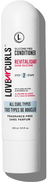 Love Ur Curls botella de acondicionador sin fragancia para rizos