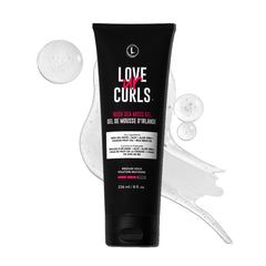 Love Ur Curls Irish Sea Moss Hair Gel bottle front shows vegan formula for defined curls.