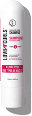 Love Ur Curls Shampoo bottle showcasing gentle, sulfate-free cleansing for curls