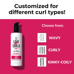 Love Ur Curls Ultra-Hydrating Conditioner bottle delivering slip and moisture.