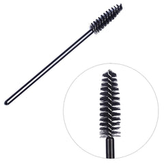 LoveBB spoolie brush closeup highlighting the spiral design for precise lash separation.