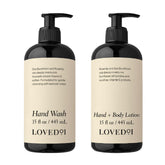 Loved01 bundle front view for daily cleansing and hydration