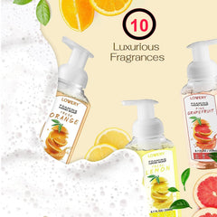 Lovery foaming hand soap dispensing bottle ready for quick, mess-free kitchen use.