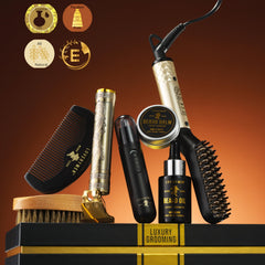 LOVERY hair straightener brush for smooth, polished hair