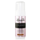 Loving Tan 2 HR Express mousse bottle and pump for easy, mess-free application.