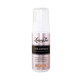 Loving Tan 2 HR Express mousse bottle with medium shade for even coverage.