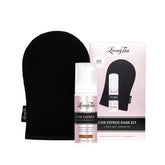 Loving Tan 2HR Express mousse travel size with tinted guide for streak-free application.
