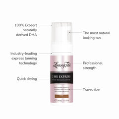 Loving Tan dark shade color guide helps achieve natural looking tan.