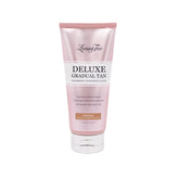 Loving Tan Deluxe Gradual Tan Lotion application shows even color for a natural glow.