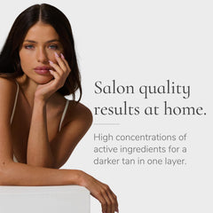 Loving Tan Deluxe Gradual Tan Lotion bottle highlights easy daily use for building shade.