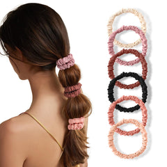 Elástico de 8 pulgadas para todos los tipos de cabello con coleteros LOVUITEN.
