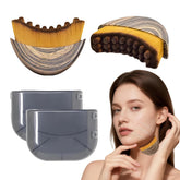 Loyuril lymphatic contour face brush pair for daily use and even serum distribution.