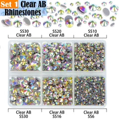 Piedras LPBeads hotfix negras versátiles para accesorios y calzado.