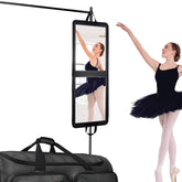 LPHUMEX foldable full-length mirror for dance shows full costume view before stage.