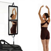 LPHUMEX portable full-length door mirror for precise outfit checks on the go.