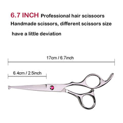 Lplpgg leather scissor case in red protects blades and keeps tools organized.